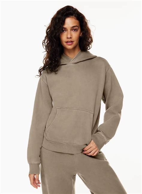 aritzia cozy fleece hoodie.